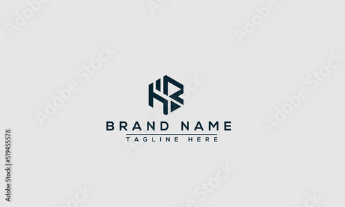 Logo design letter HB . Elegant modern. Vector template.
