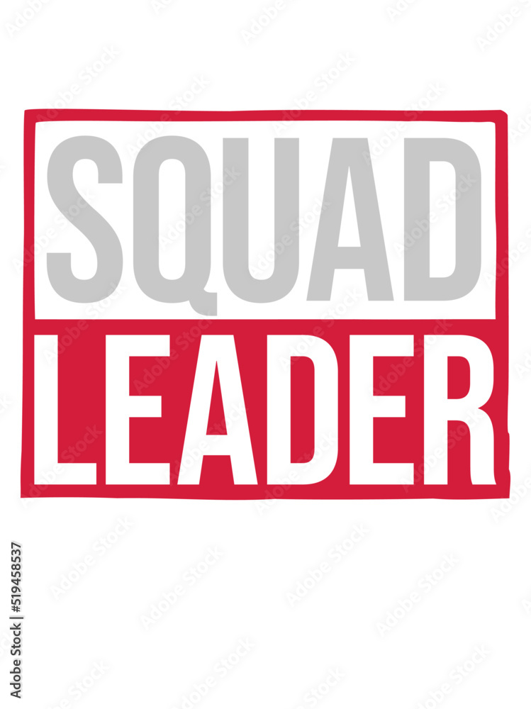 Team Squad Leader Schild 
