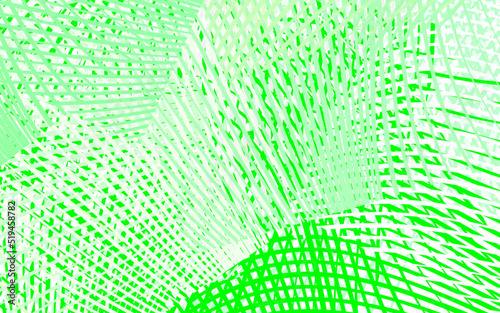 Light Green, Red vector background with wry lines.