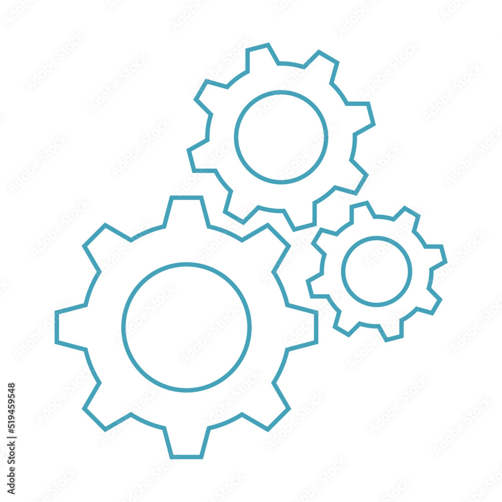 gears cogs setting gears cogs setting