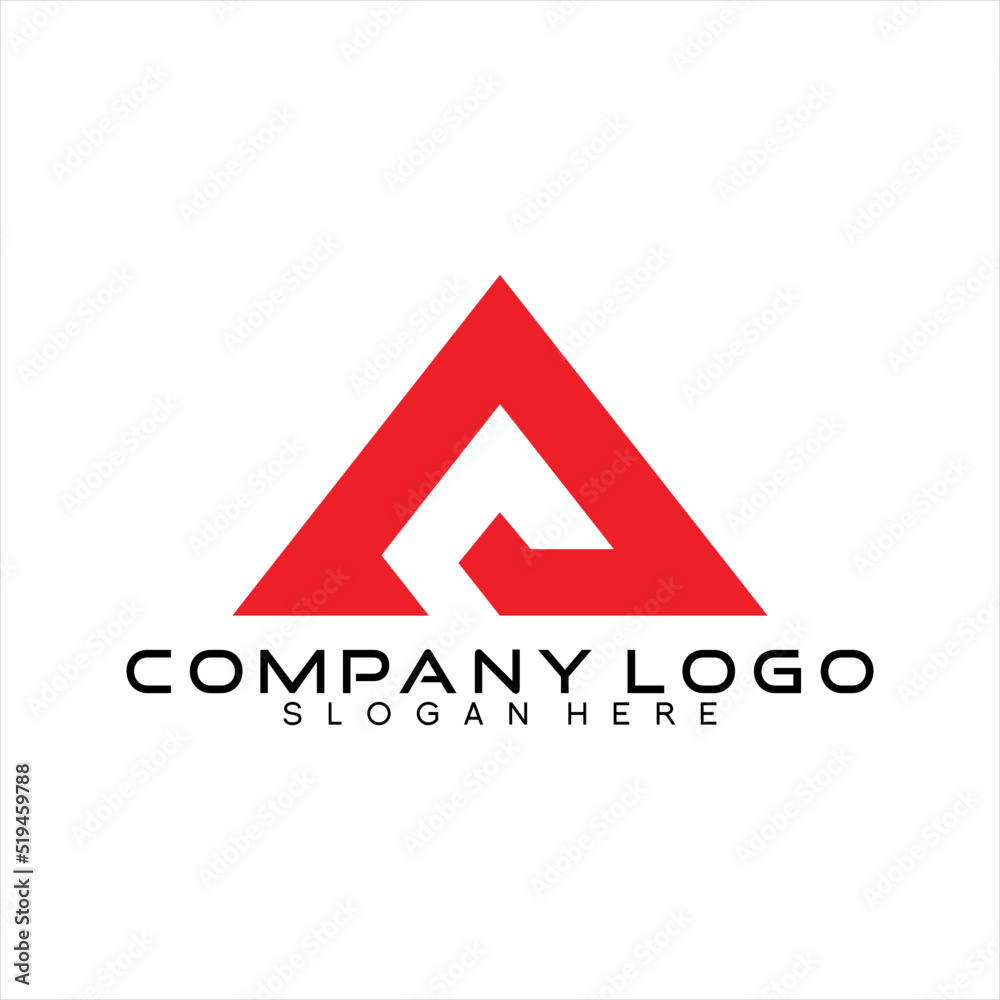 Abstract C,P letter template logo vector with triangle concept Abstract C,P letter template logo vector with triangle concept