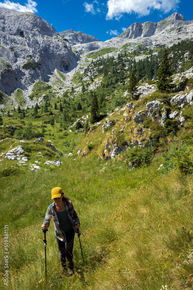 Hiking Trail of Mount Krn Slovenia
