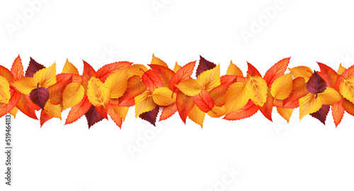 Autumn leaves seasonal background for holiday sale or Thanksgiving, vector banner. Autumnal background with red orange maple leaves for shop promo offer and autumn sale discount promotion