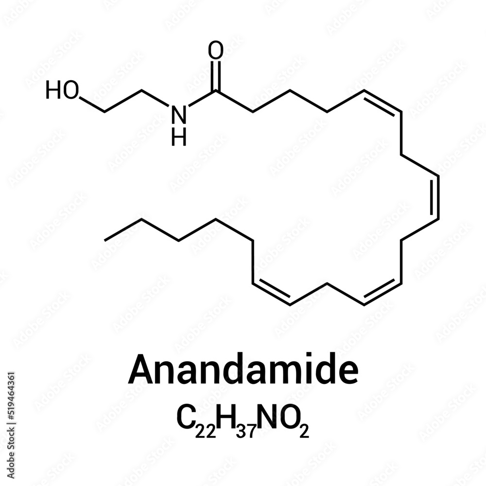 chemical structure of Anandamide (C22H37NO2) chemical structure of Anandamide (C22H37NO2)
