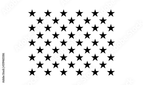 Fifty stars for Usa Flag United States of America flag stars