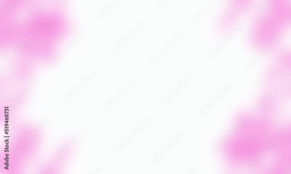 white background with pink brush