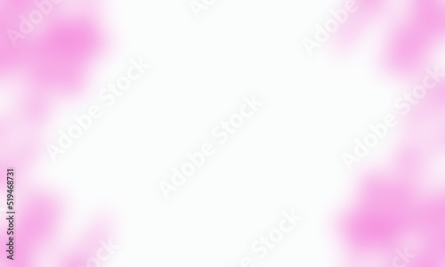 white background with pink brush