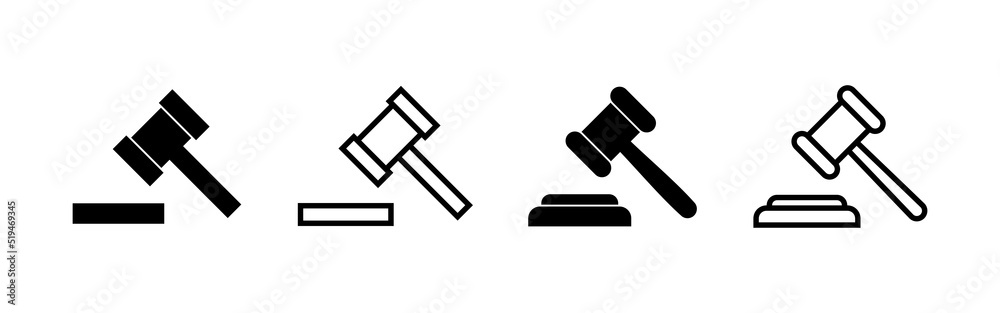Gavel icon vector. judge gavel sign and symbol. law icon. auction hammer Gavel icon vector. judge gavel sign and symbol. law icon. auction hammer