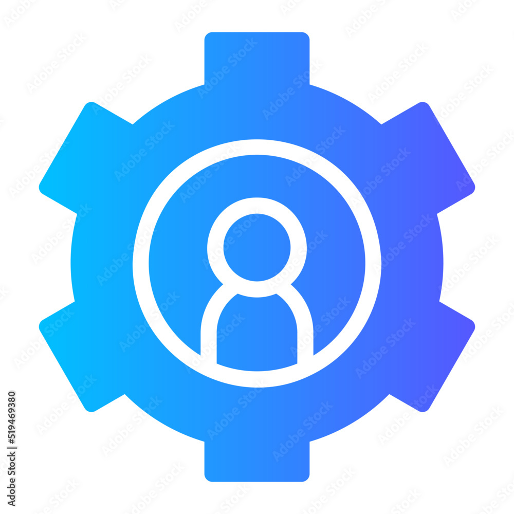 engineer gradient icon engineer gradient icon