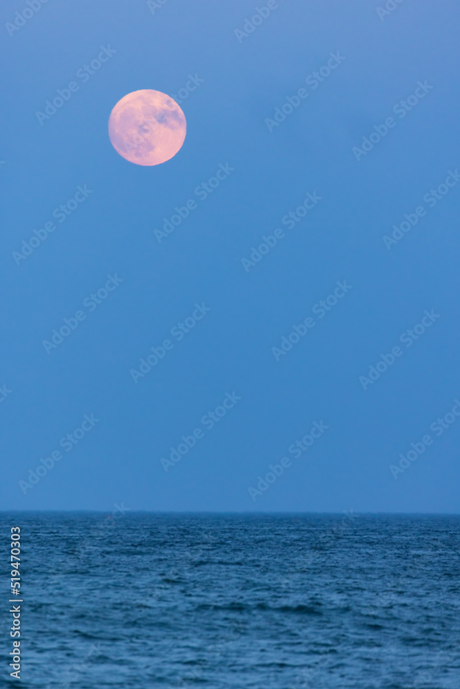 Nauset Light Beach full moon rise Nauset Light Beach full moon rise
