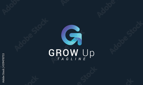Letter G creative 3d technological arrow logo