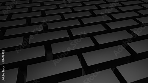 Abstract cubes background , clean design, 3D Illustration.