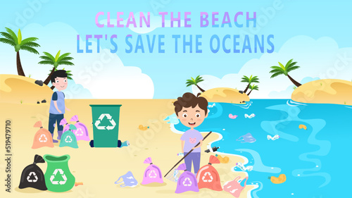 clean the beach, ocean waste, pollution, lets save the ocean