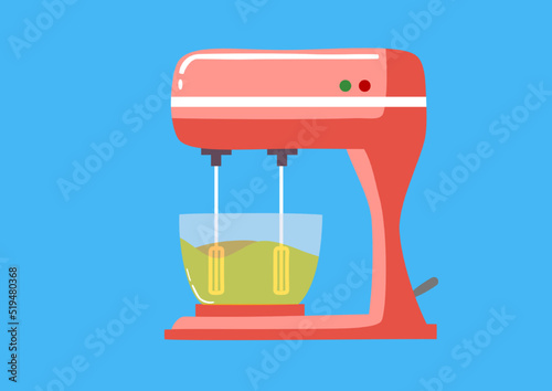 bakery, whipping, creaming machine with butter