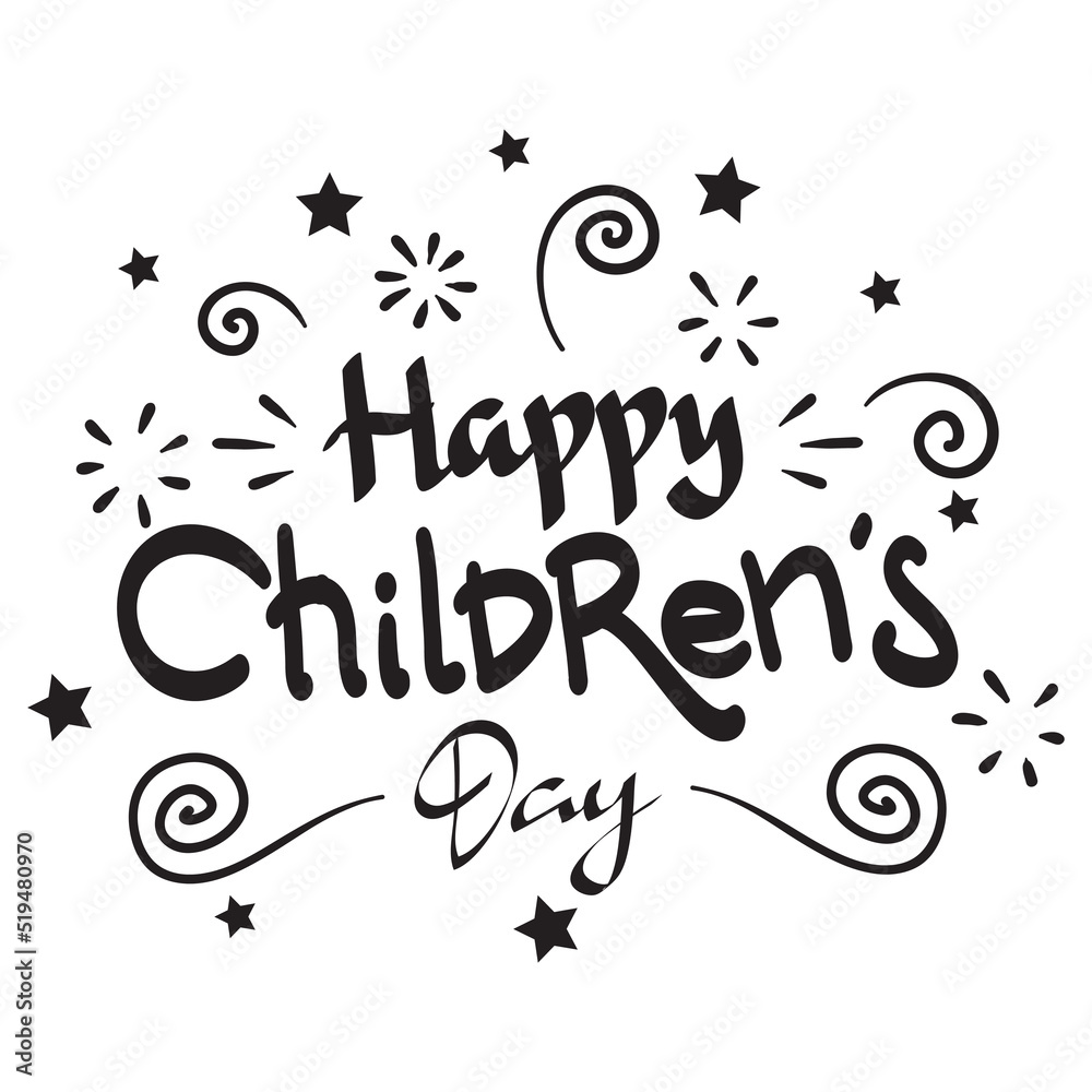 vector-illustration-happy-children-s-day-handwritten-lettering-happy
