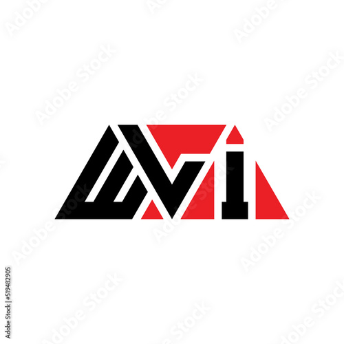 WLI triangle letter logo design with triangle shape. WLI triangle logo design monogram. WLI triangle vector logo template with red color. WLI triangular logo Simple  Elegant  and Luxurious Logo...