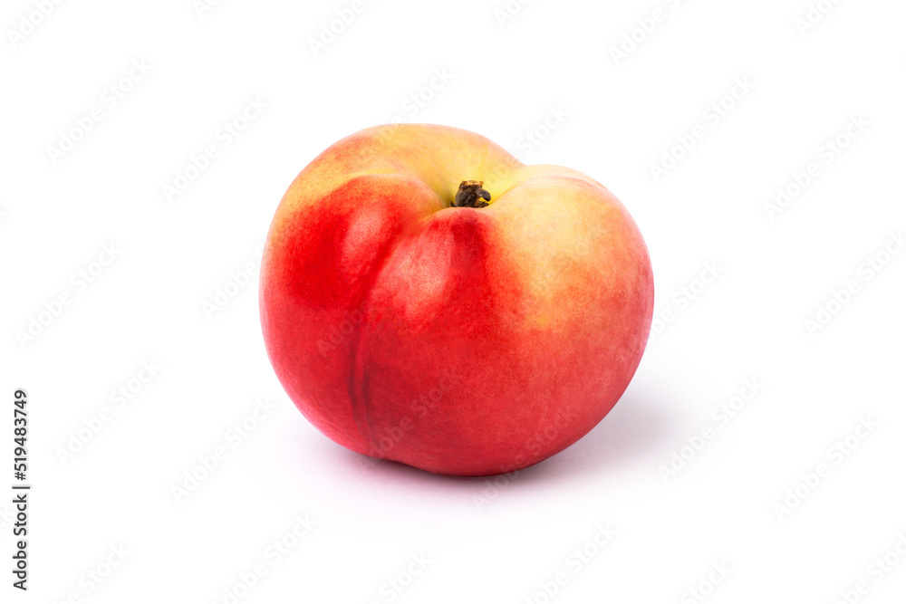 Peach fruit isolated on white background with clipping path. Peach fruit isolated on white background with clipping path.