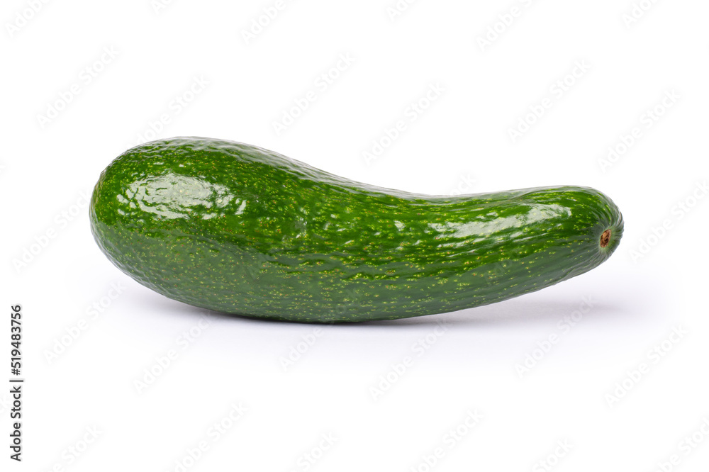 Long avocado isolated on white background with clipping path. Long avocado isolated on white background with clipping path.