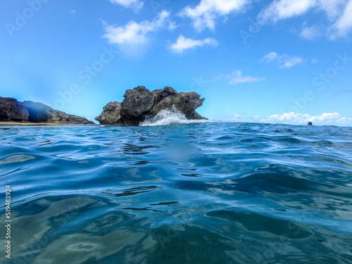 snokeling in kulailai bay oahu hawaii west coast © digidreamgrafix