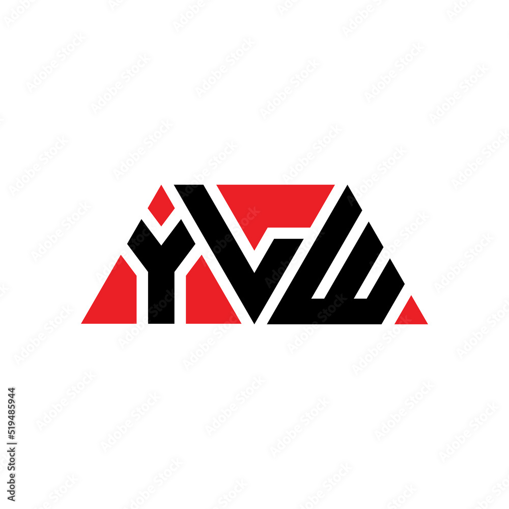 YLW triangle letter logo design with triangle shape. YLW triangle logo design monogram. YLW triangle vector logo template with red color. YLW triangular logo Simple, Elegant, and Luxurious Logo...
