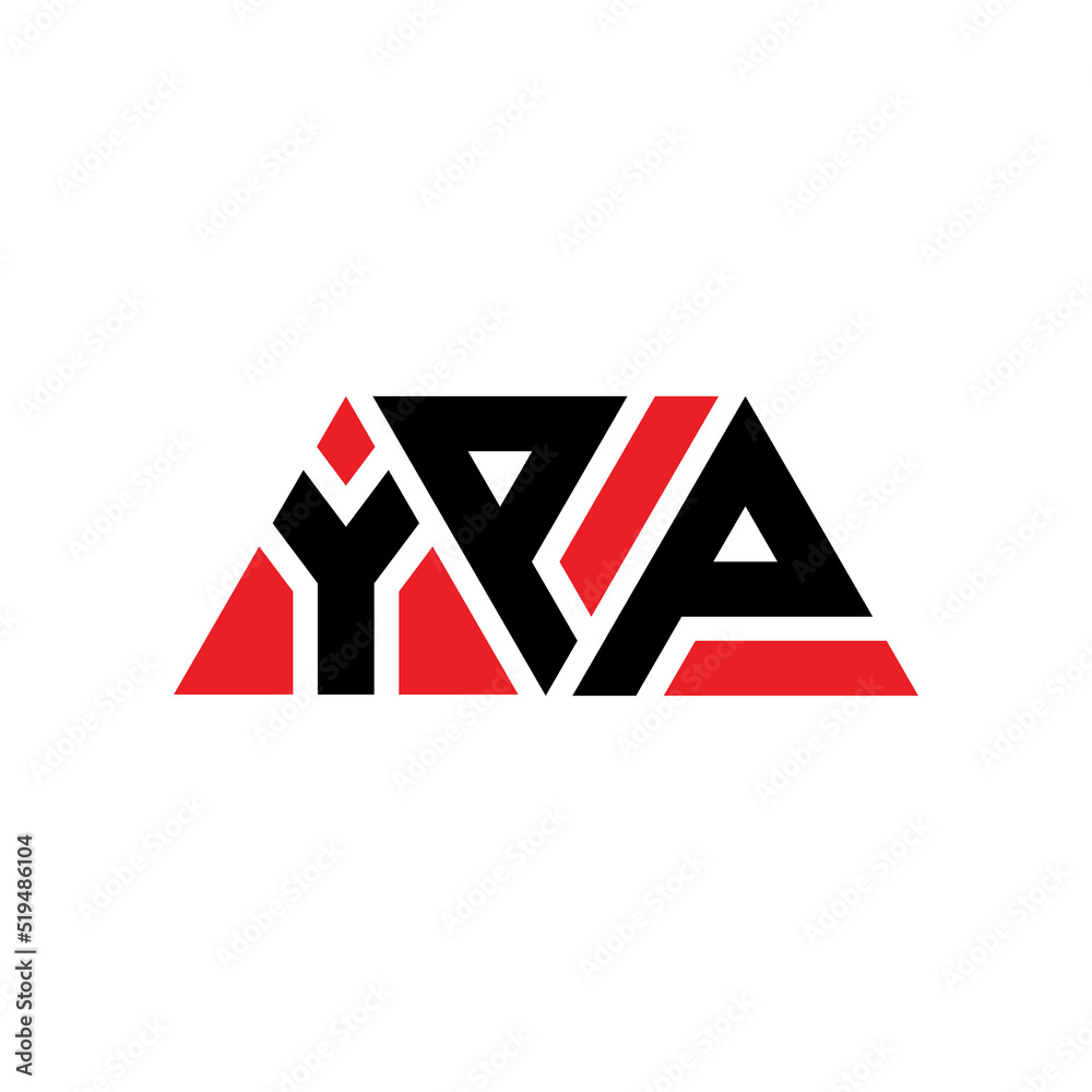 YPP triangle letter logo design with triangle shape. YPP triangle logo design monogram. YPP triangle vector logo template with red color. YPP triangular logo Simple, Elegant, and Luxurious Logo...