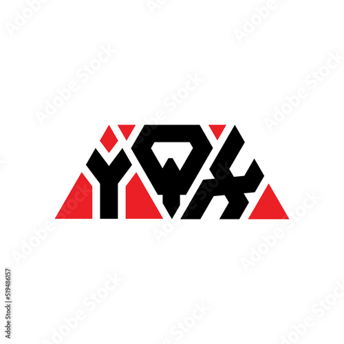YQX triangle letter logo design with triangle shape. YQX triangle logo design monogram. YQX triangle vector logo template with red color. YQX triangular logo Simple, Elegant, and Luxurious Logo...