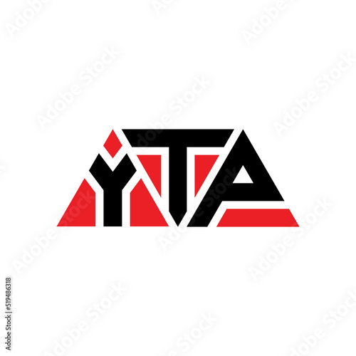 YTP triangle letter logo design with triangle shape. YTP triangle logo design monogram. YTP triangle vector logo template with red color. YTP triangular logo Simple, Elegant, and Luxurious Logo...
