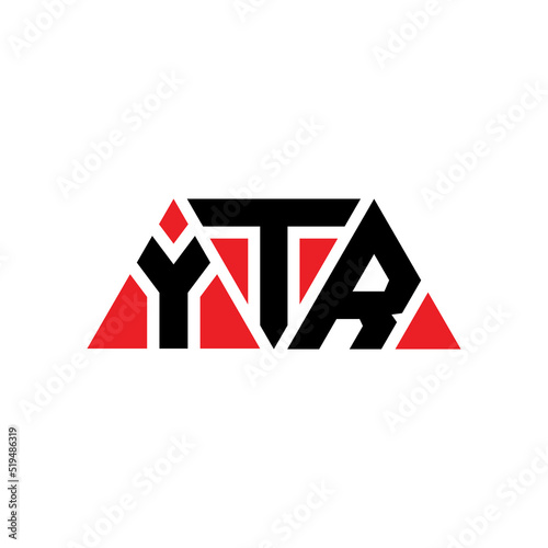 YTR triangle letter logo design with triangle shape. YTR triangle logo design monogram. YTR triangle vector logo template with red color. YTR triangular logo Simple, Elegant, and Luxurious Logo...