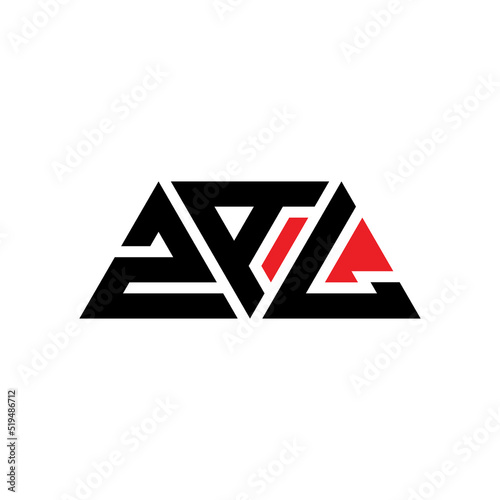 ZAL triangle letter logo design with triangle shape. ZAL triangle logo design monogram. ZAL triangle vector logo template with red color. ZAL triangular logo Simple, Elegant, and Luxurious Logo...