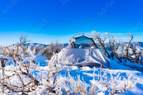 Snowy Campsite