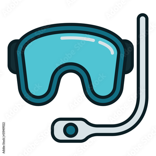 snorkeling glass