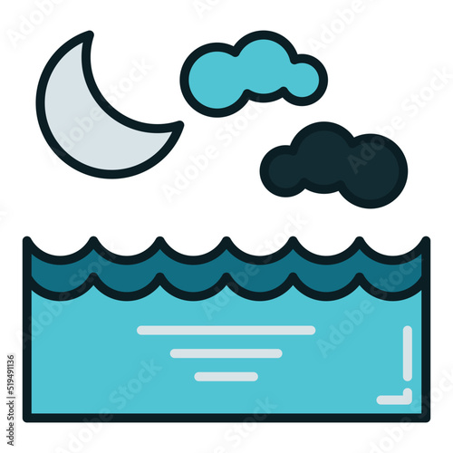 sea night
