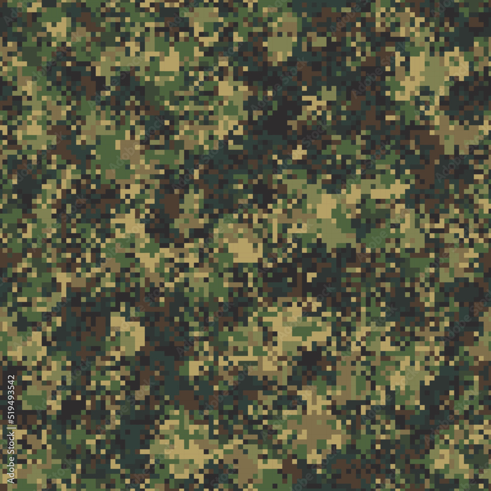 Camouflage pattern background. Classic clothing style masking camo repeat print Camouflage pattern background. Classic clothing style masking camo repeat print