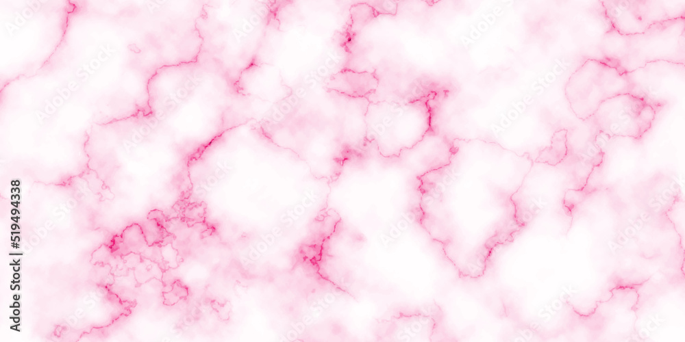 Pink and white marble texture for background and white marble texture pattern background with pink line skin. Creative stone art wall interiors background design.	