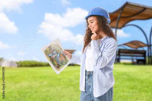 Female African-American lan...