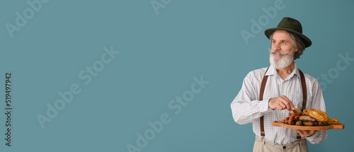 Handsome mature man in trad...