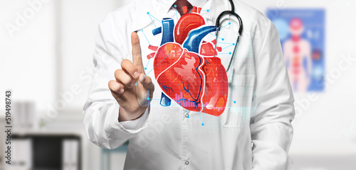 Interior of modern medical ...