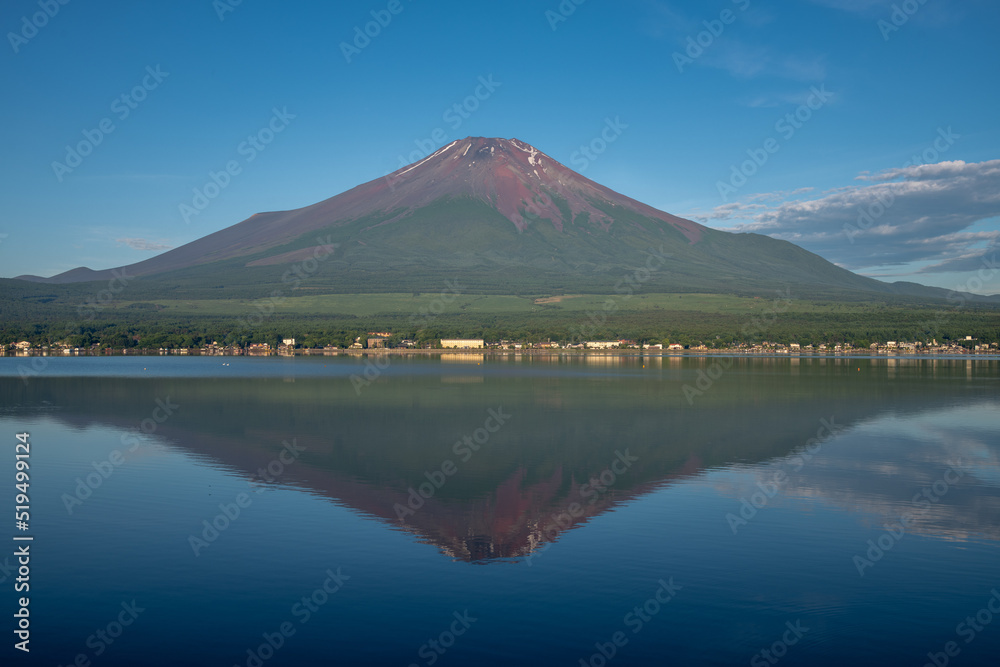 Naklejka premium 夏の富士山遠景