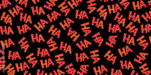 Joker laugh HA HA. Abstract the villain vector background.
