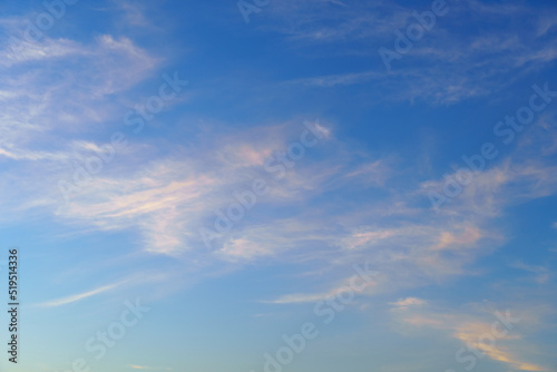 Fototapeta Naklejka Na Ścianę i Meble -  beautiful sunset sky, colorful clouds as abstract background