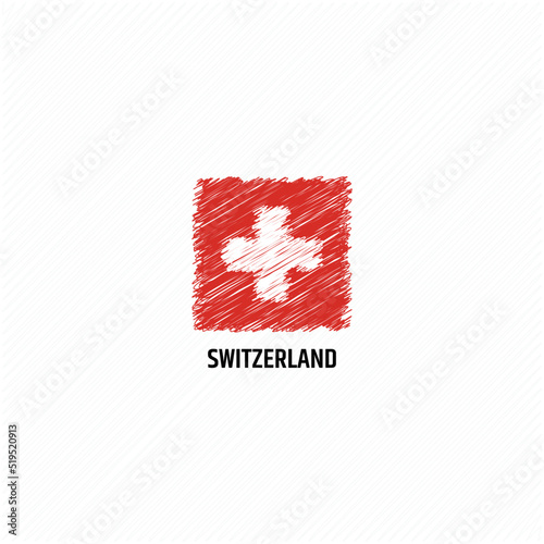 Free Download Switzerland grunge flag vector template flat illustration - GFXLoad