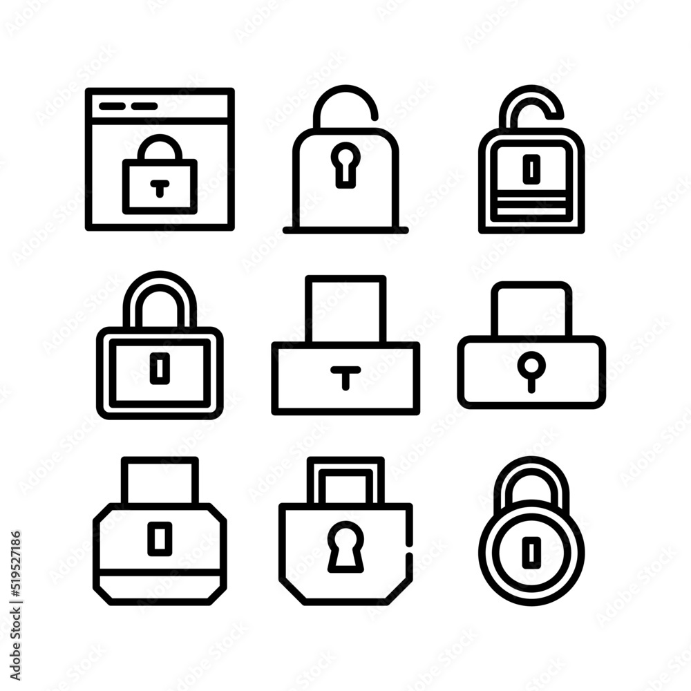 lock icon or logo isolated sign symbol vector illustration - high quality black style vector icons
lock icon or logo isolated sign symbol vector illustration - high quality black style vector icons