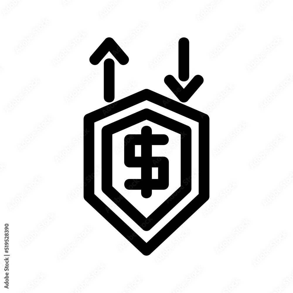 Obraz premium currency value icon or logo isolated sign symbol vector illustration - high quality black style vector icons 