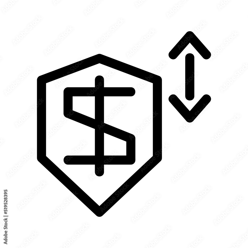 Obraz premium currency value icon or logo isolated sign symbol vector illustration - high quality black style vector icons 