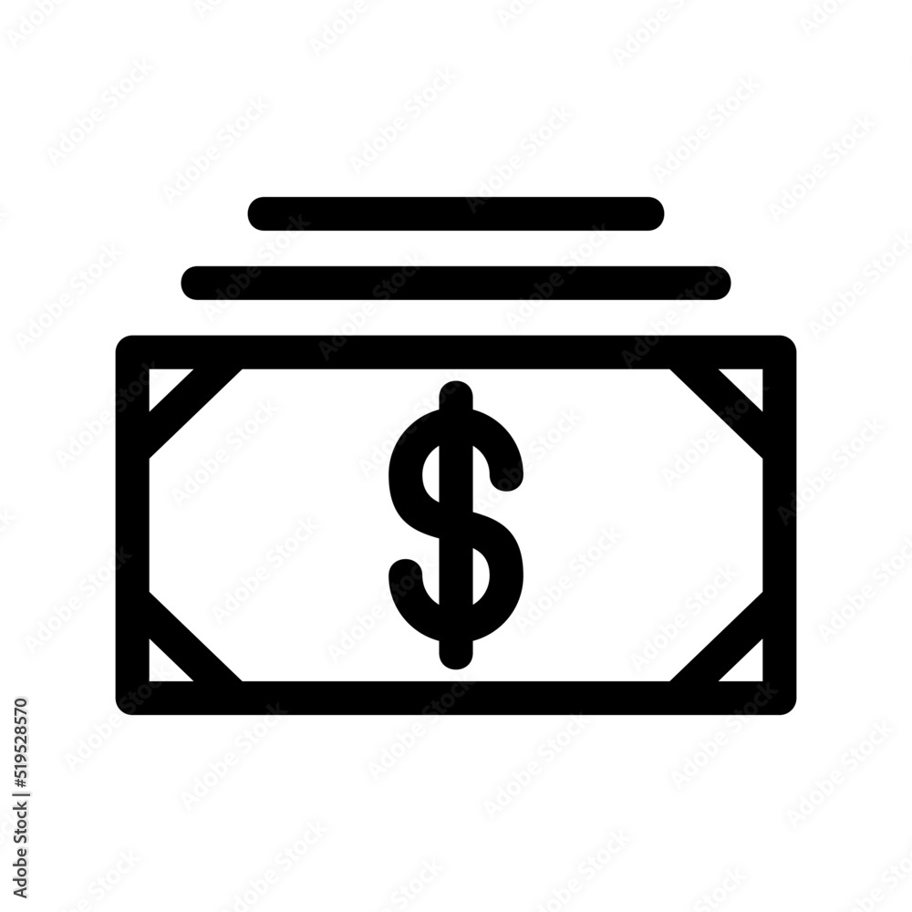 dollar icon or logo isolated sign symbol vector illustration - high quality black style vector icons
