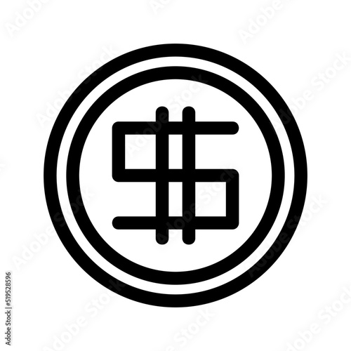 dollar icon or logo isolated sign symbol vector illustration - high quality black style vector icons 