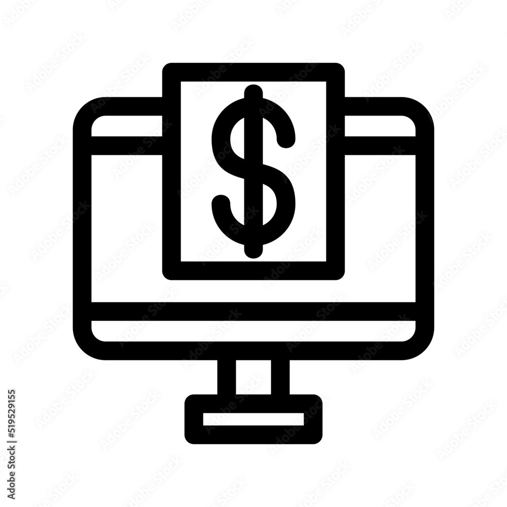 invoice icon or logo isolated sign symbol vector illustration - high quality black style vector icons
