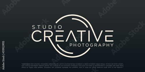 Creative Photography Logo design vector inspiration