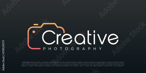 Creative Photography Logo design vector inspiration
