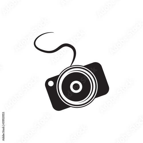 Camera icon logo vector design
